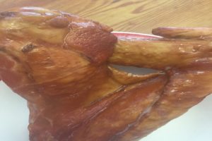 cooked turkey wing